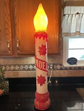 Vintage 1973 Empire Blow Mold Holiday Noel Candle yard decoration picture