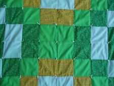 Handmade Vintage Quilt 1970's picture