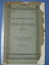 1933 Die Lebensgeschichte Des Rabbi Juda Aszod Oberrabiner In Alberti-Irsa picture