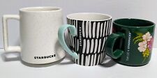 Assorted Starbucks Coffee Mugs Lot of 3 Different Styles picture
