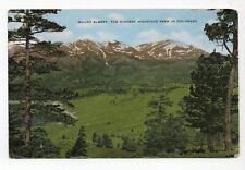 Mount Elbert, The Highest Mountain Peak in Colorado, Vintage Postcard picture