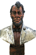 Abraham Lincoln Interesting Resin Unsigned Figurine Bust 6