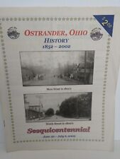 Pamphlet Ostrander, Ohio History 1852-2002 Sesquicentennial Nice Information picture