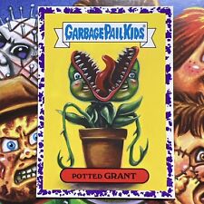 2018 Garbage Pail Kids Oh, The Horror-ible Purple 2b Potted Grant picture