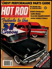 JANUARY 1982 HOT ROD MAGAZINE, TRIBUTE TO THE 57 CHEVY, '82 TRANS AM, SAND DRAGS picture