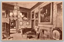 Postcard Abbotsford The Drawing Room Valentines Sepiatype Series Scotland  picture