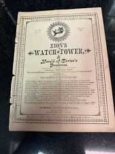 WATCHTOWER JANUARY 15 1893 