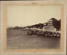 France, Roubion (Corniche), Restaurant de la Réserve, ca.1875, vintage print al picture