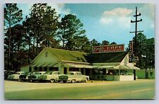Postcard GA Kingsland Georgia Elmo's Cafe Restaurant c1950s AF24 picture