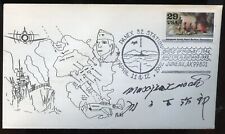 Masajiro Kawato d2001 signed autograph Postal cover WWII Japanese Ace Pilot picture