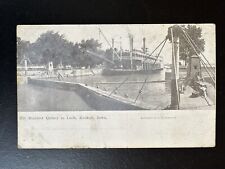 Postcard Steamer Quincy  in Lock Keokuk Iowa R203 picture