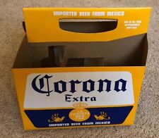 Vintage CORONA EXTRA Beer Box 12 Oz 6 Pack Holder **Imported Beer from Mexico** picture