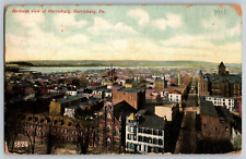 Harrisburg, Pennsylvania - Birdseye View of Harissburg Vintage Postcard - Posted picture