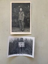 Young Nazi Soldier Real Photo Postcard World War II Germany + 1958 French photo picture