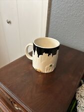 Starbucks New York City Relief Mug Ceramic 16 Oz  2012 - Taxi Cab and Storefront picture