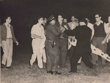 RARE CUBAN FEU LEADER REVOLUTION JOSE A ECHEVARRIA BASEBALL 1950s ORIG PHOTO 136 picture