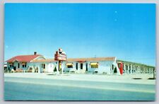 Cheyenne WY Wyoming Postcard Cimarron Motel Highway 30 Roadside Motel 1950s picture