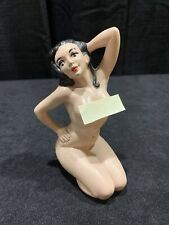 CM- Vintage MCM HOLLAND MOLD Bisque Figure Woman Naked Figure Statue Porcelain picture