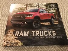 2019 DODGE RAM 1500 RAM HEAVY DUTY 12-page Original Sales Brochure (small) picture