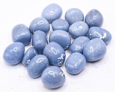 Blue Angelite Angelic Pebbles Polished Natural Tumble Stone Crystal Mineral Peru picture