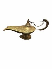 Aladin And The Genie Oil lamp - Brass Lamp Made in India   picture