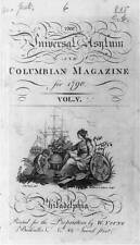 Photo:Universal Asylum,Columbian Magazine,J Thackara,1790 picture