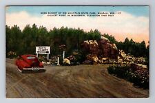 Wausau WI-Wisconsin, Summit of Rib Mountain State Park Souvenir Vintage Postcard picture