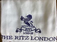 Shoebag Iconic RITZ LONDON Hotel Lge Satin Embroidered Crest 16 x16 NEW + Bonus picture