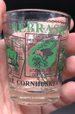 NEBRASKA THE CORNHUSKER STATE ELEMENTS SHOT GLASS COLLECTIBLE picture