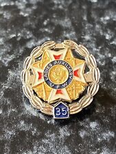 VFW LADIES AUXILIARY 35-Year Lapel Pin Made By Leavens Sterling Silver 925 #722 picture