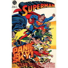 Superman (1987 series) Panic in the Sky TPB #1 in NM + condition. DC comics [k* picture