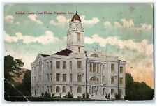 c1910's Keokuk County Court House Exterior Roadside Sigourney Iowa IA Postcard picture