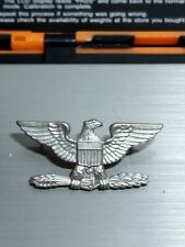 Vintage Colonel Eagle Pin NS Meyer NY Sterling Silver picture