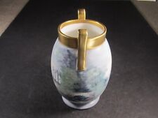 Old Pickard Studios Decorated 2 Handled Nippon Noritake Blank Porcelain Vase picture