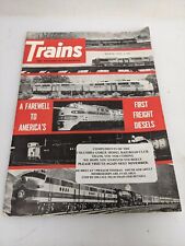 Trains Magazine March 1962 A Farewell To America's First Freight Diesels l3634 picture
