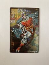 MARVEL SUPER HEROES 1996 MCU Holographic MAGNET CARD #15 Deathlok  picture