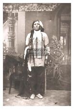 CRAZY HORSE 1877 OGLALA LAKOTA INDIAN CUSTERS LAST STAND 4X6 DISPUTED PHOTO picture
