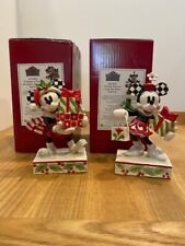 Jim Shore - Disney Traditions #6010869 6010870 A Season of Giving Mickey Minnie picture