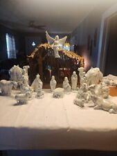 vintage atlantic mold nativity set picture