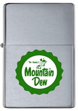 Mtn Dew Retro Lighter in collectible tin. Numbered Limited Edition Mt. Mountain picture