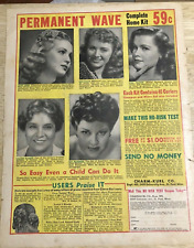1943 Charm-Kurl -  June Lang, Ann Gillis, Tina Thayer - Vintage Magazine Ad picture