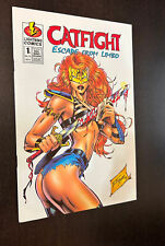 CATFIGHT ESCAPE FROM LIMBO #1 (Lightning Comics 1996) -- Ed Benes VARIANT picture