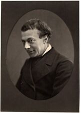 French Theater Actor Lassouche  antique 1880s photoglypty photograph picture