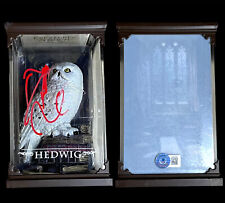 Daniel Radcliffe Signed Auto Harry Potter Hedwig Owl Noble Collection Beckett picture