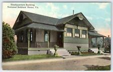 1910-20's NATIONAL SOLDIERS HOME VIRGINIA VA HEADQUARTERS BUILDING POSTCARD picture