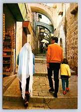 Vintage Postcard Jerusalem Via Dolorosa  picture