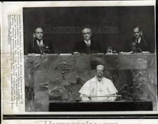 1965 Press Photo Pope Paul VI addresses the United Nations General Assembly picture