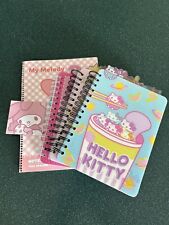 Sanrio Hello Kitty My Melody Spiral Notebooks Post It’s Lot picture