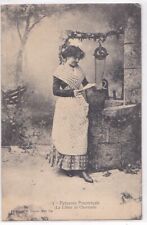 CPA 13 MARSEILLE PEASANT PROVENCAL Young woman reading near the well 1905 picture
