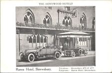 Vintage Postcard Honeywood Hotels Raven Hotel Shrewsbury United Kingdom UK 13607 picture